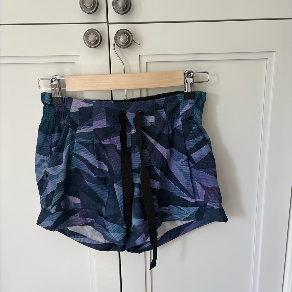 Lululemon Athletica Blue and Purple Athletic Shorts